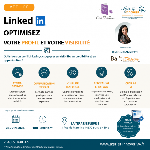 Atelier LinkedIn : Optimisez votre profil et votre visibilité